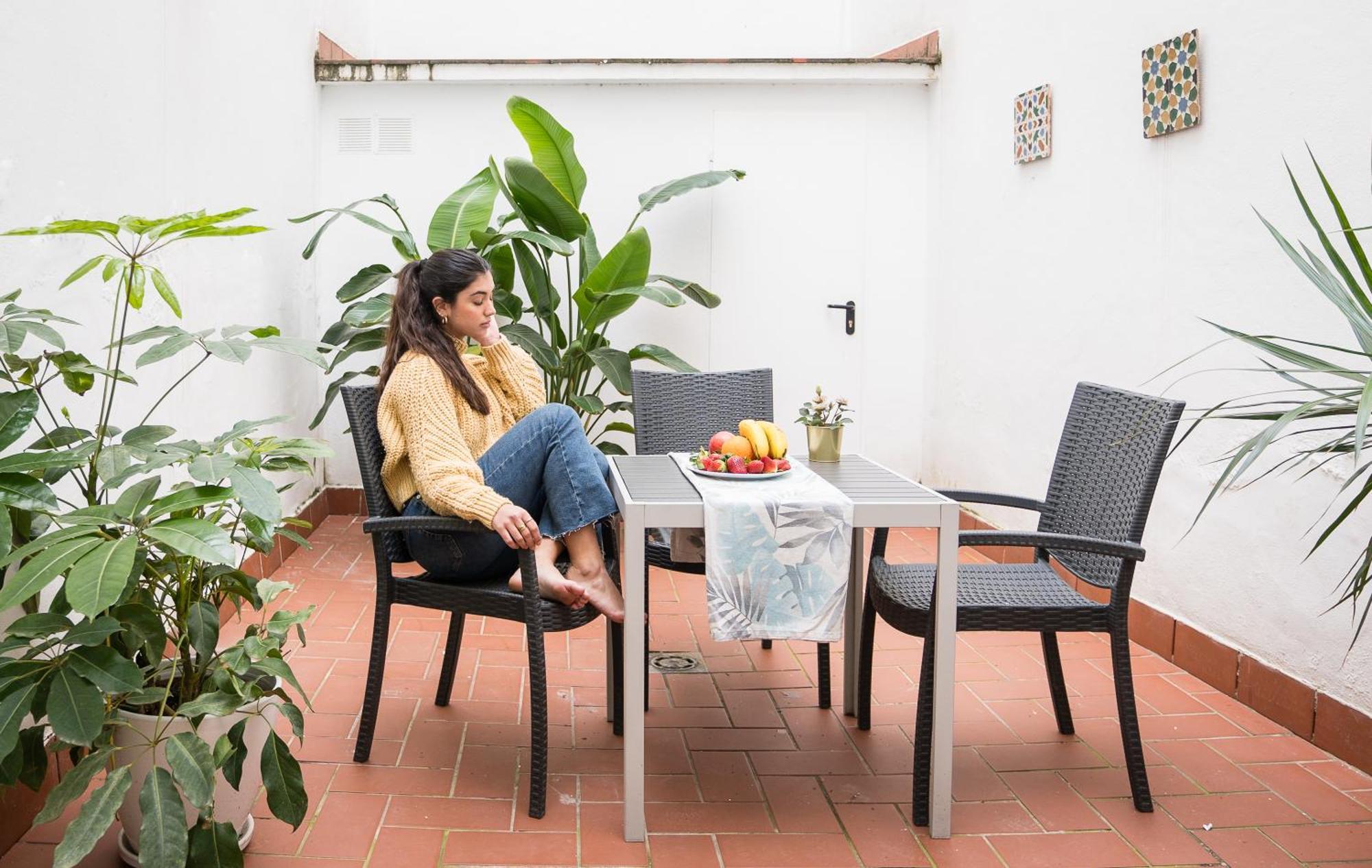 Apartamento Triana Deluxe Con Patio Privado Sewilla Zewnętrze zdjęcie